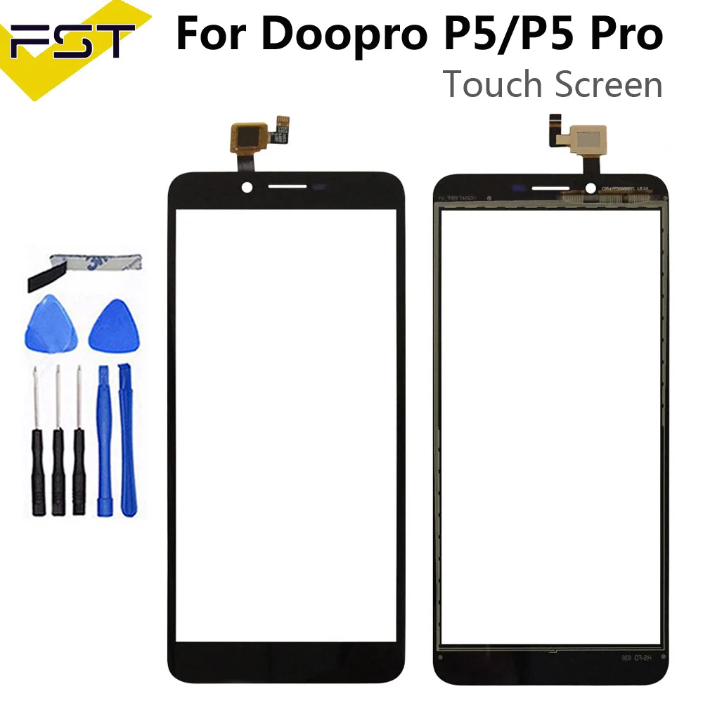 5," Черный сенсорный экран для Doopro P5/P5 Pro Идеальный Ремонт Запчасти сенсорная панель сенсорная стеклянная линза для телефона P5 P5 Pro+ Инструменты
