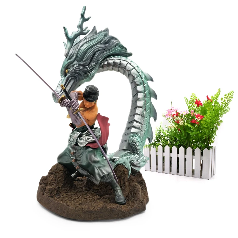 Новинка, цельный портрет пиратов, Roronoa Zoro драконов, GK, ПВХ фигурка, статуя, модель, игрушки, куклы