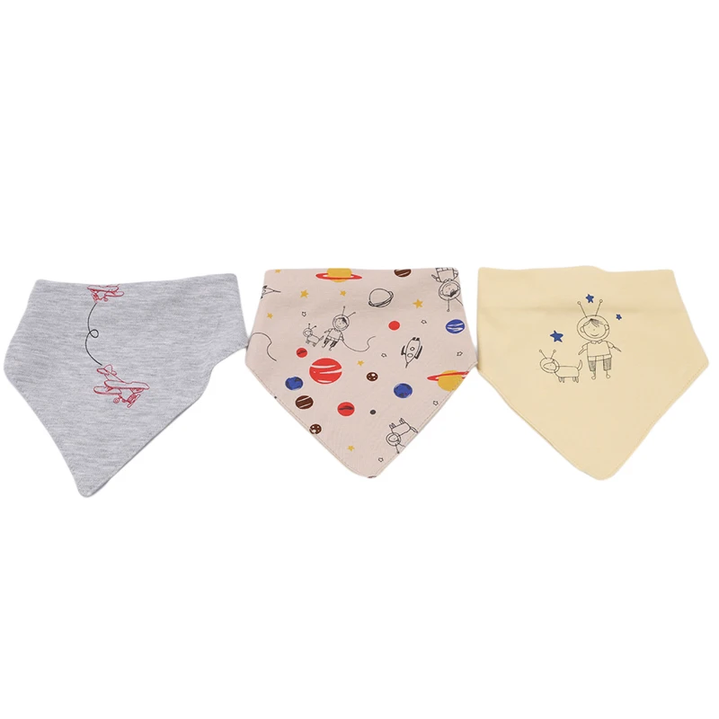 

Baby Bibs Double Layers Cotton Soft Baberos Newborn Boys Girls Burp Cloths Triangle Saliva Towel Baby Nursing Supplies