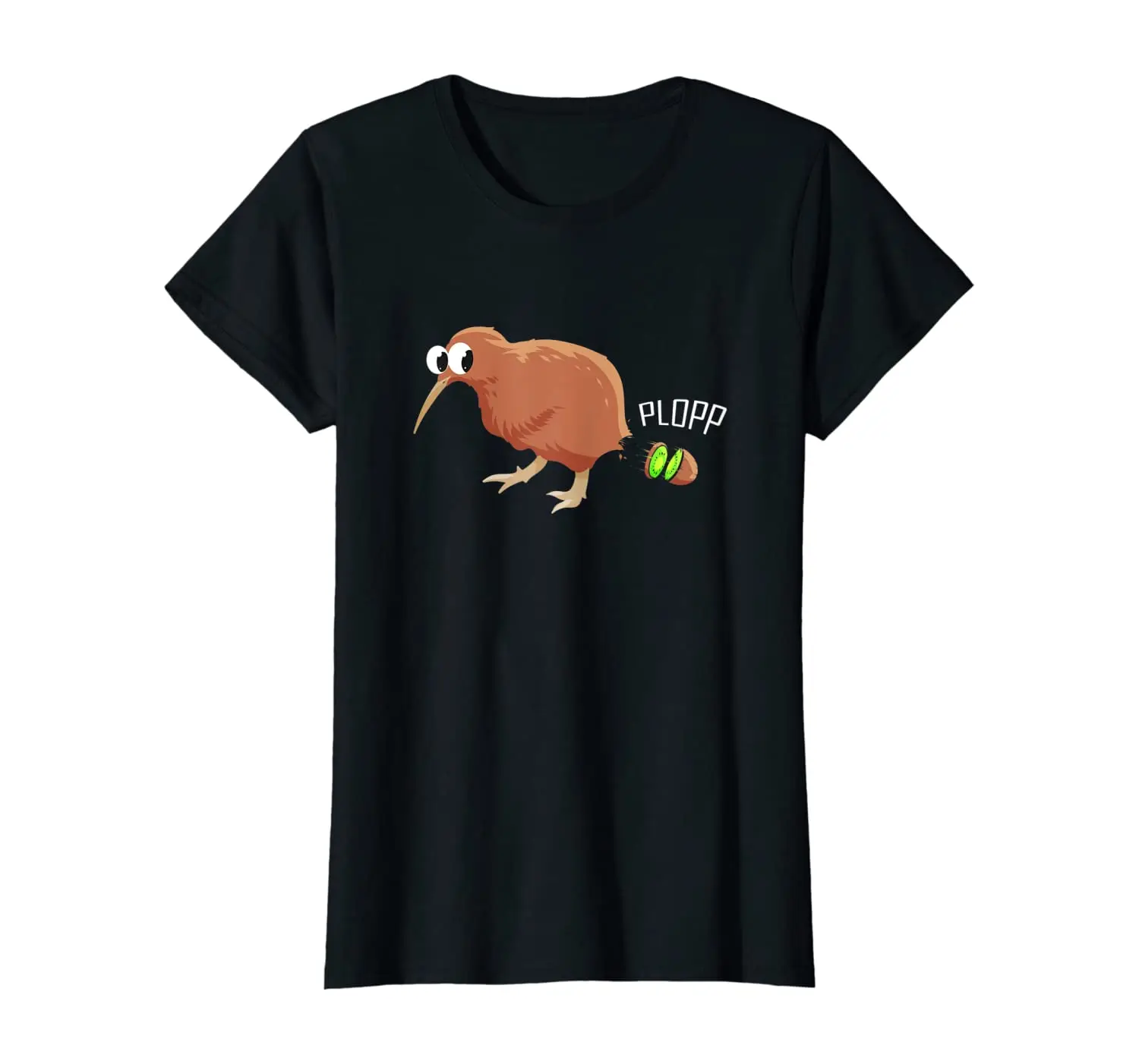 Kiwi Bird Plopp забавная футболка Новое поступление Летняя крутая 2020 дышащая хлопковая