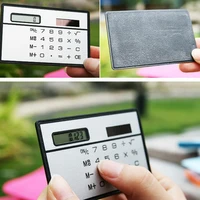 jakcom calculator ultra thin mini credit card sized powered solar pocket portable calculator 8 digit t5d8