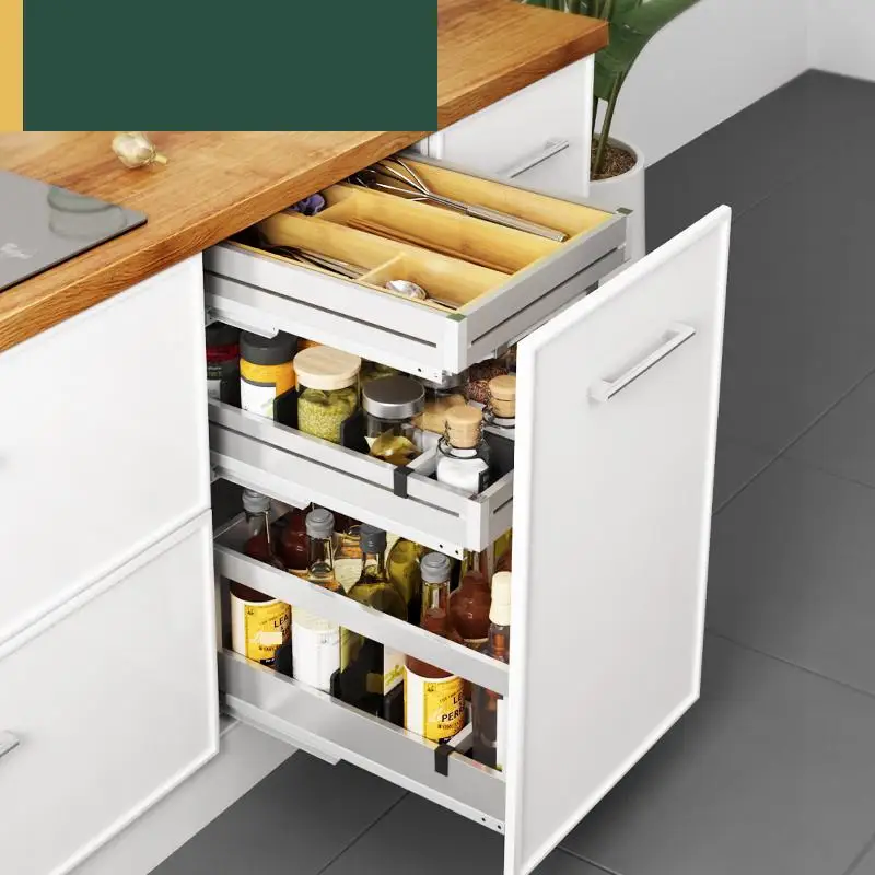 

De Cestas Para Organizar Organizador Armario Despensa Gabinete Stainless Steel Cozinha Cocina Cuisine Kitchen Cabinet Basket