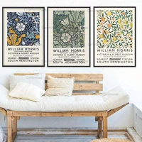 canvas painting william morris the victoria and albert museum exhibition wall art hd posters and prints living room decoration