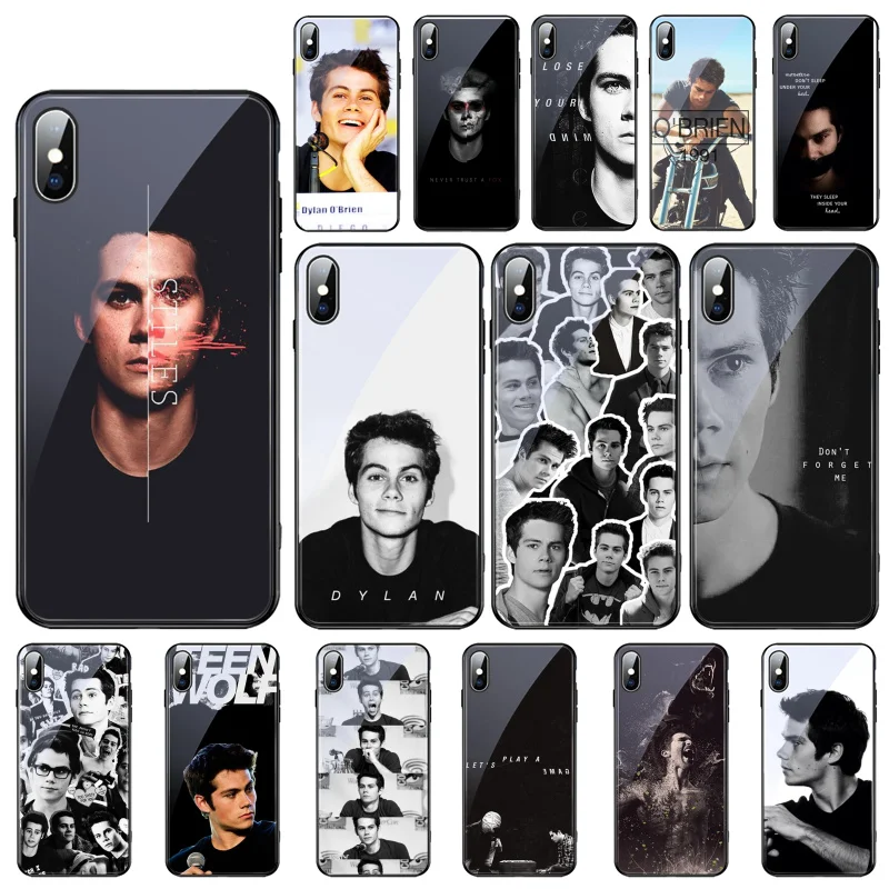 

Dylan O'Brien Teen Wolf Glass phone case For iphone 13 Pro Max For iphone 12 11 Pro Max XS XR X 8 7 Plus SE2 Case