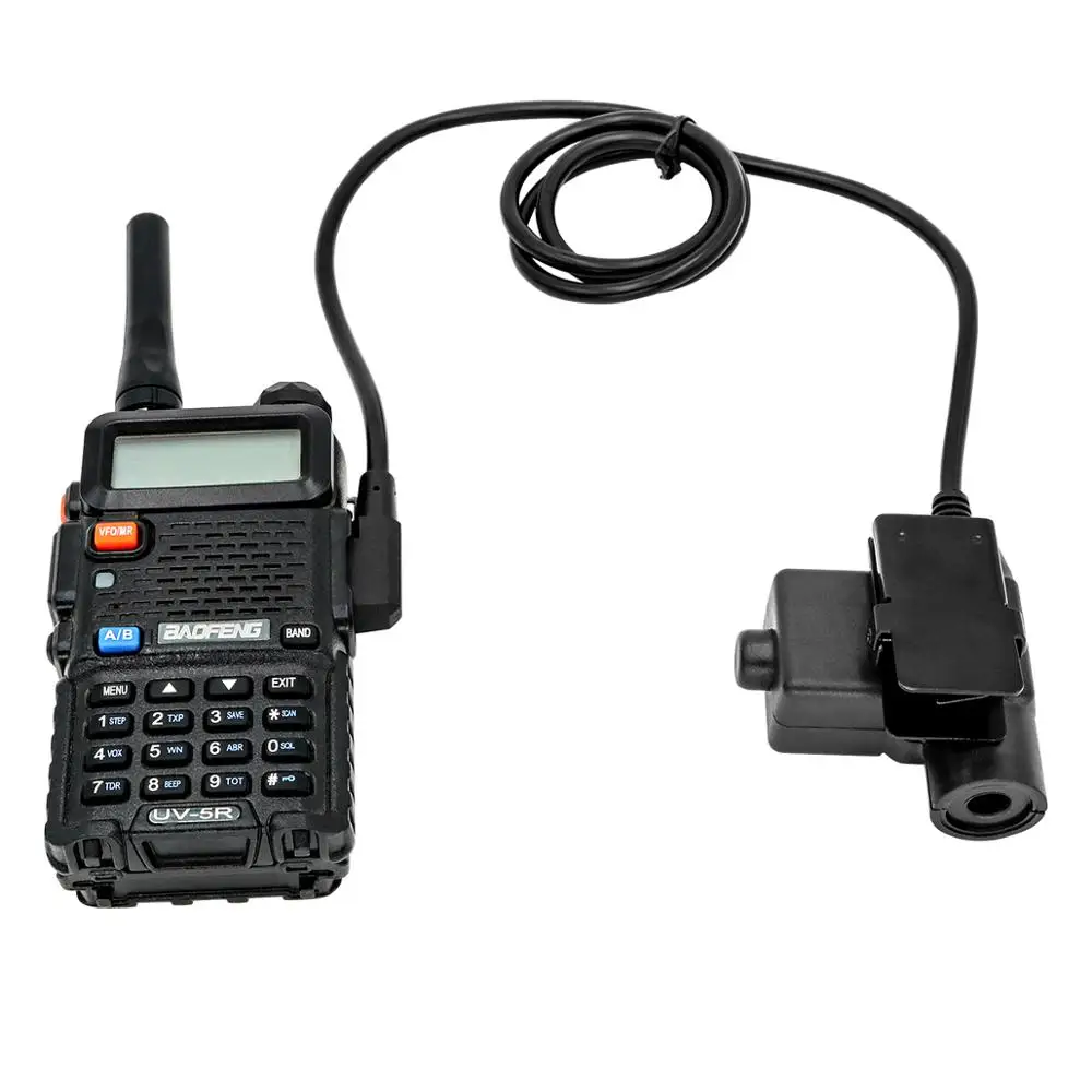 U94 PTT система военный адаптер Plug Push to Talk для Kenwood/Motorala 2-way/Motorola/ICOM/Midland/Phone