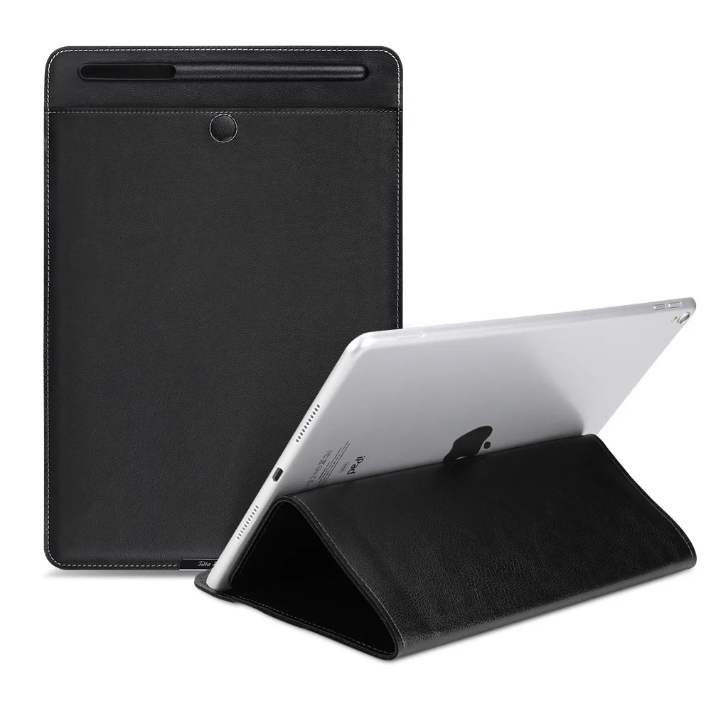 GOLP рукав Чехол для iPad Pro 10,5 Air 3 чехол с карандашом, из искусственной кожи с откидной крышкой для iPad Pro 10,5 чехол - Цвет: Black