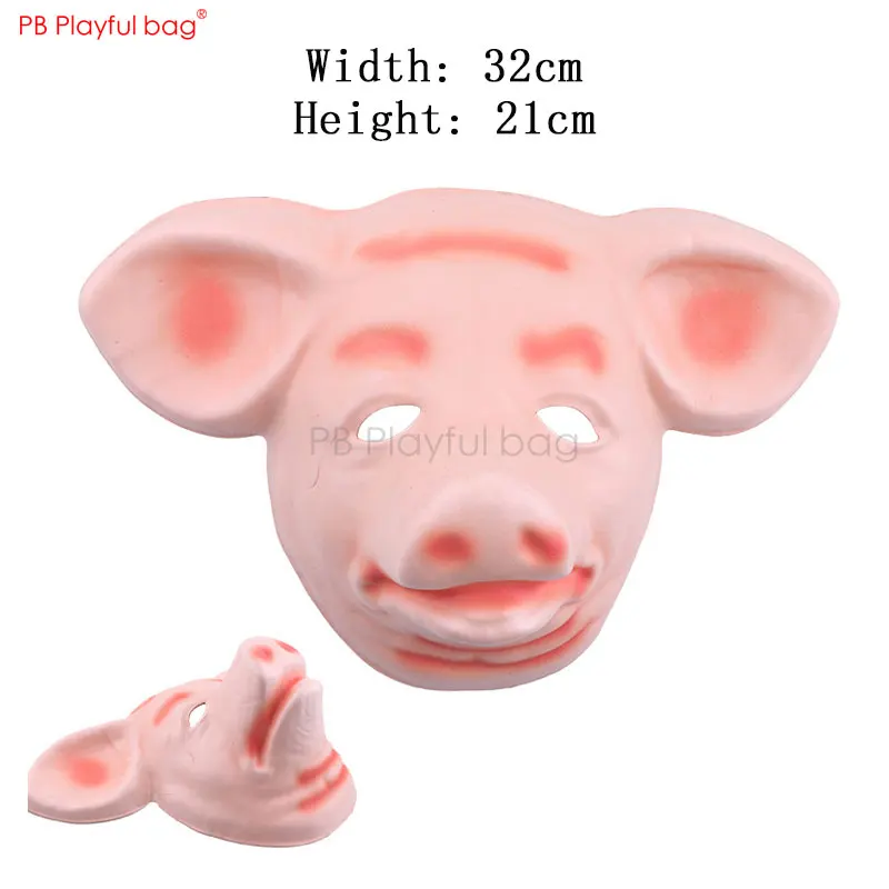 Забавная сумка новинка маска для головы поросенка забавная черная накидка