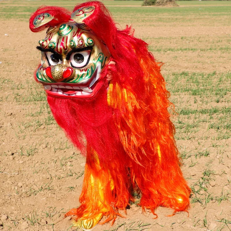 Рекламный китайский костюм для одного человека взрослых танца льва детей и