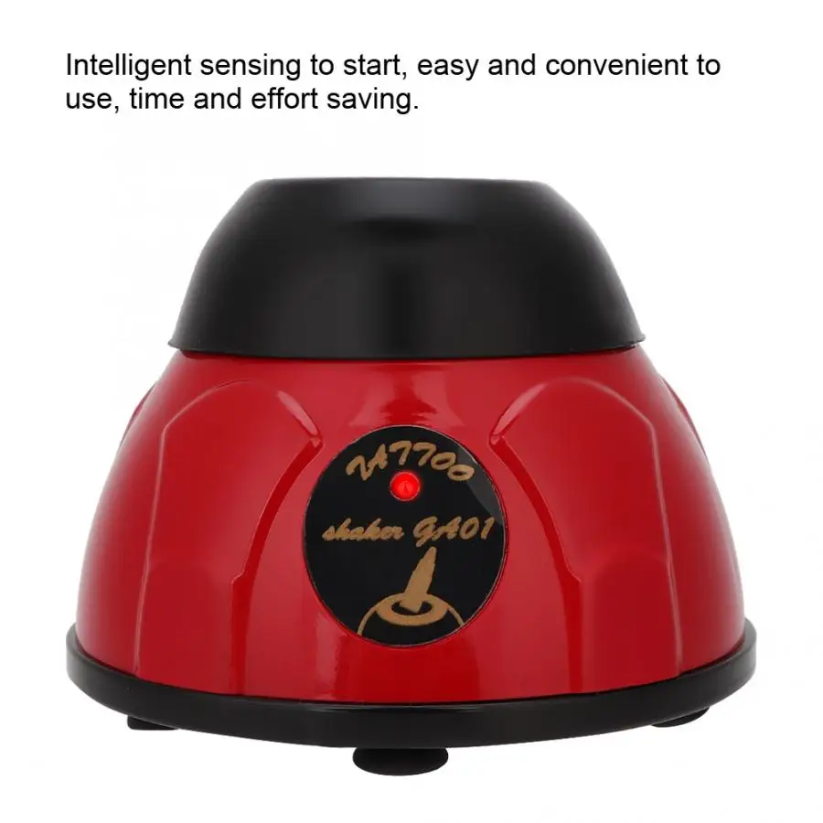 

Electric Nail Polish Vibrating Screen Tattoos Pigment Shaker Anti-Skid Base Intelligent Induction Stirring Vortex Mixer 100-240V