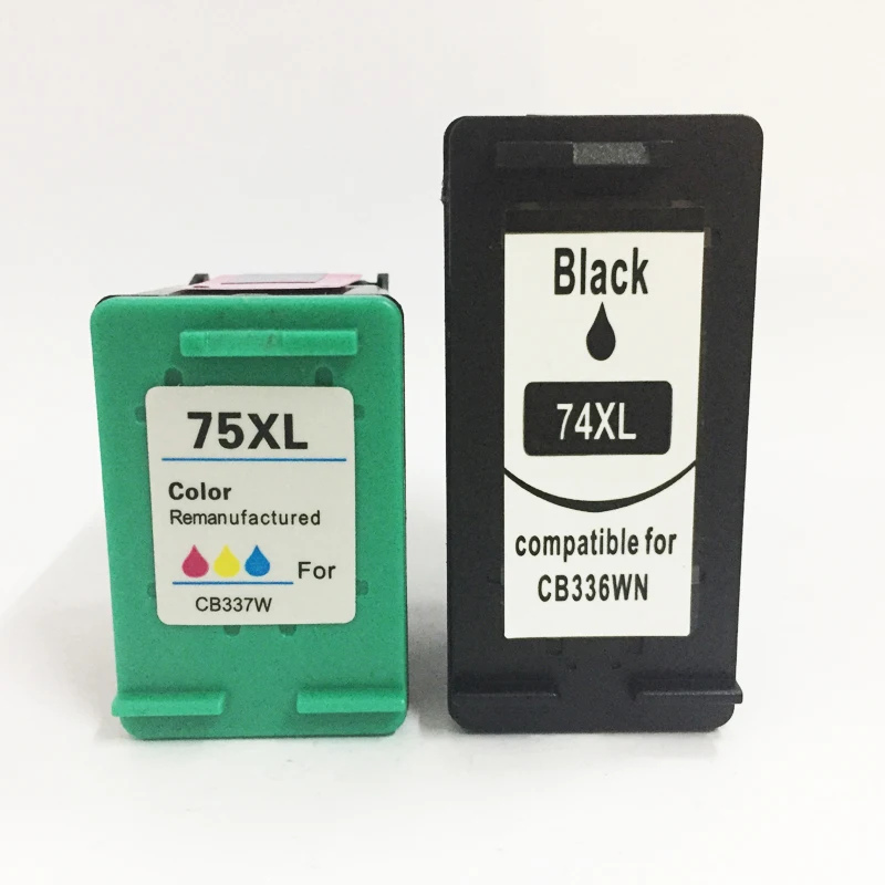 einkshop 74 75 xl replacement ink cartridge for hp 74xl 75xl for hp photosmart c4200 c4280 c4345 c4380 c4385 c4480 j5780 j6480 free global shipping