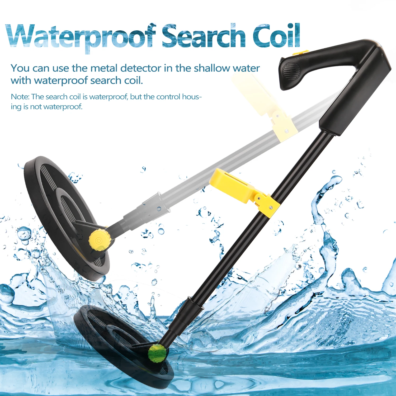 Детский металлоискатель со звуковой сигнализацией и светодиодной