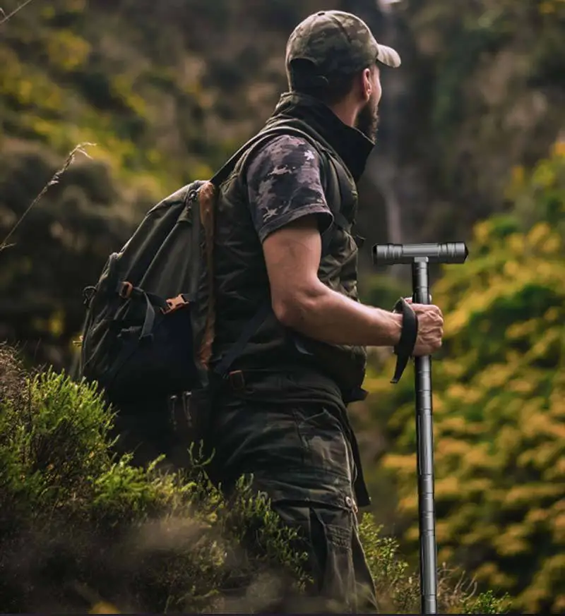 Открытый DIY Самозащита трость многофункциональный кемпинг палка ручка