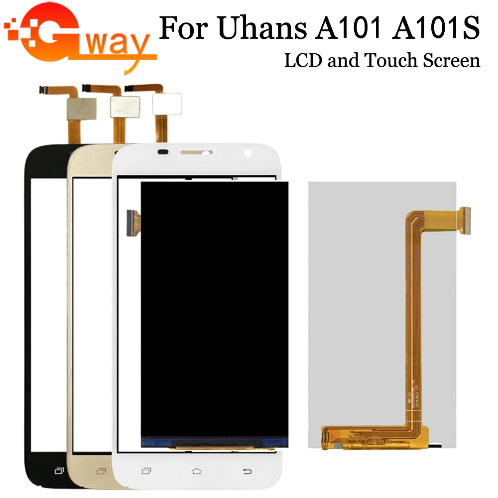 ЖК экран для Uhans A101 A101s сенсорный дигитайзер запасные части телефона UHANS A101S