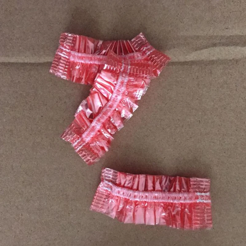 100 шт Одноразовые парикмахерские наушники для салона прозрачный чехол ушей