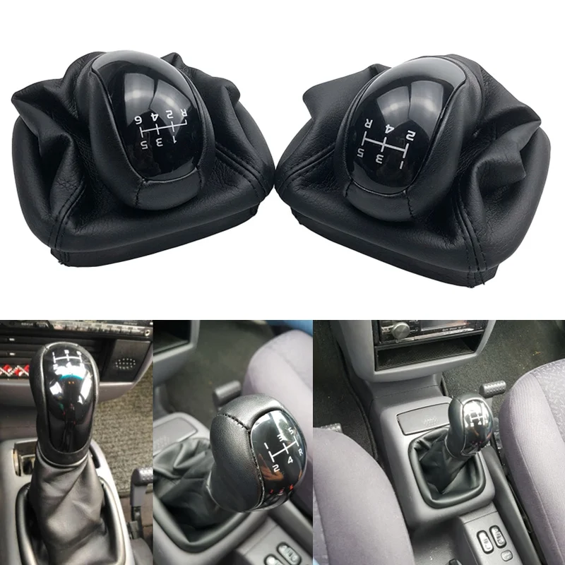 

5/6 Speed Leather Gear Shift Knob Lever Gaiter Boot Cover Case for Mercedes Benz W168 A Class 1997 1998 1999 2000 2001 2002 2003