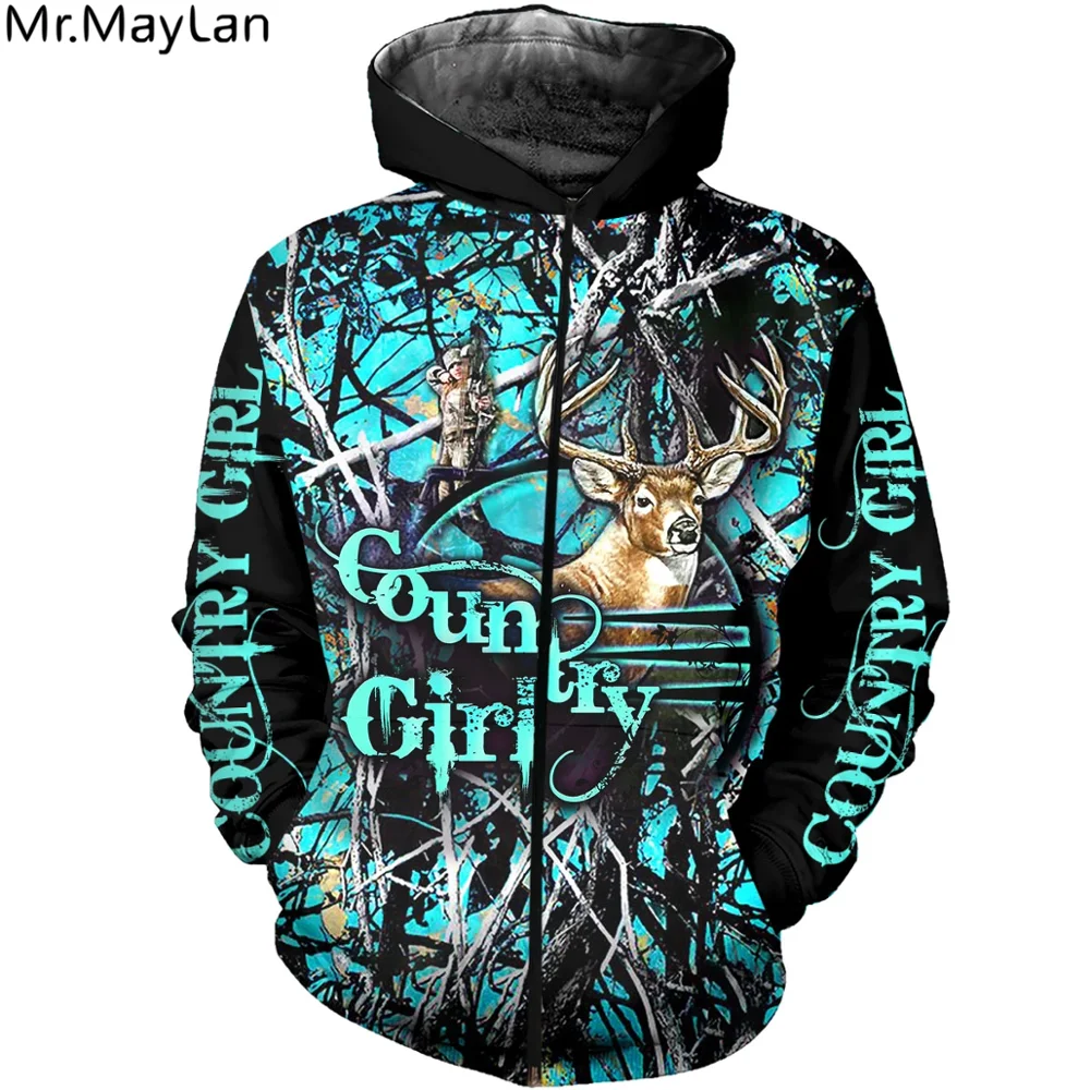 

Deer Hunter 3D Print Jacket Women/Men Harajuku Hoodie Unisex Casual Girl Green Streetwear Sweatshirt Pullover sudadera hombre G4