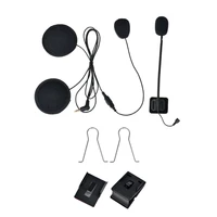 fodsports motorcycle helmet bluetooth intercom accessorice micphone speaker headset and clip apply to v6 plus intercomunicador