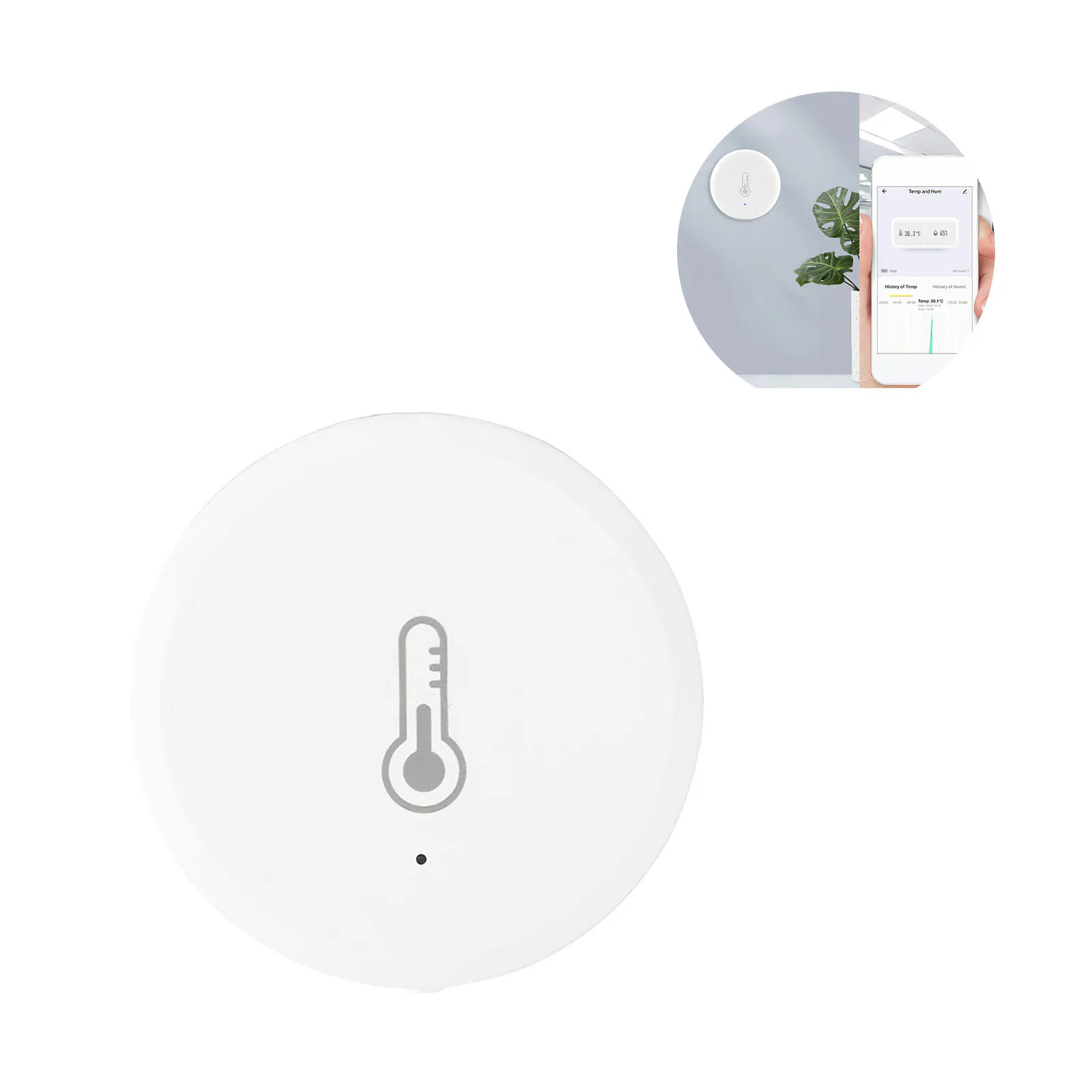 

Датчик температуры Zigbee, умный энергосберегающий датчик температуры в помещении, с подключением
