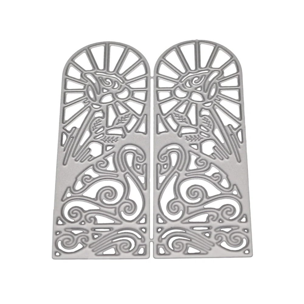 Роза дверь резки штампы фоновая рамка металл ремесло высечки для бумага