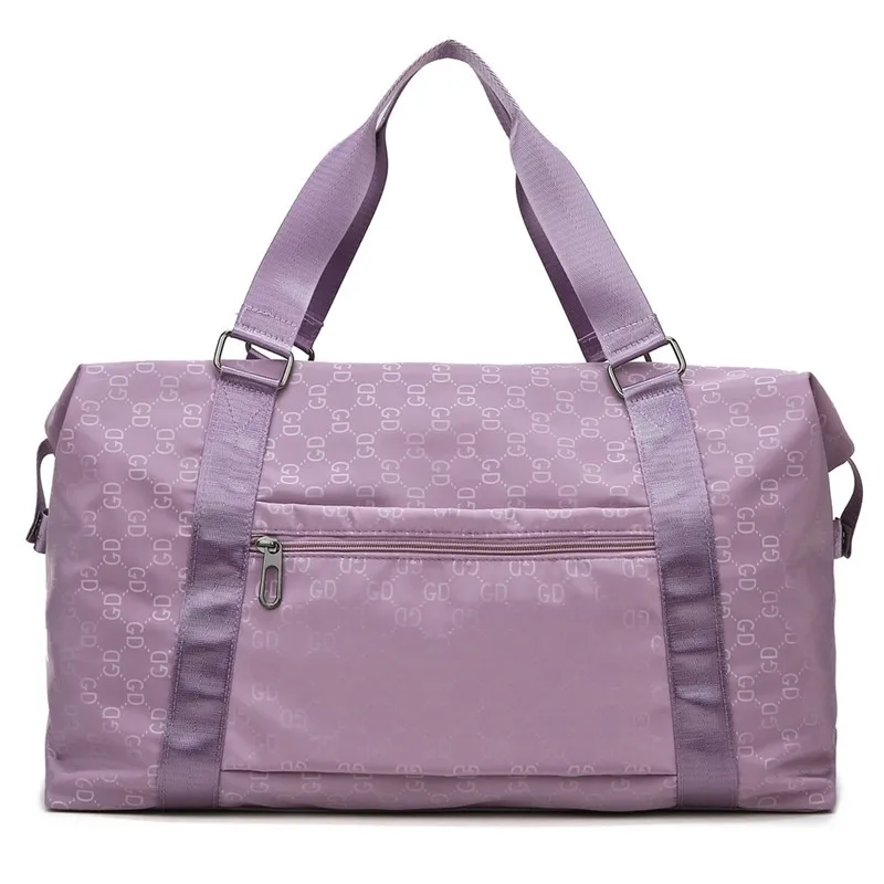 

2021 Роскошная Новая нейлоновая складная сумка для мужчин и женщин, универсальная Вместительная дорожная сумка для фитнеса, легкая водонепро...