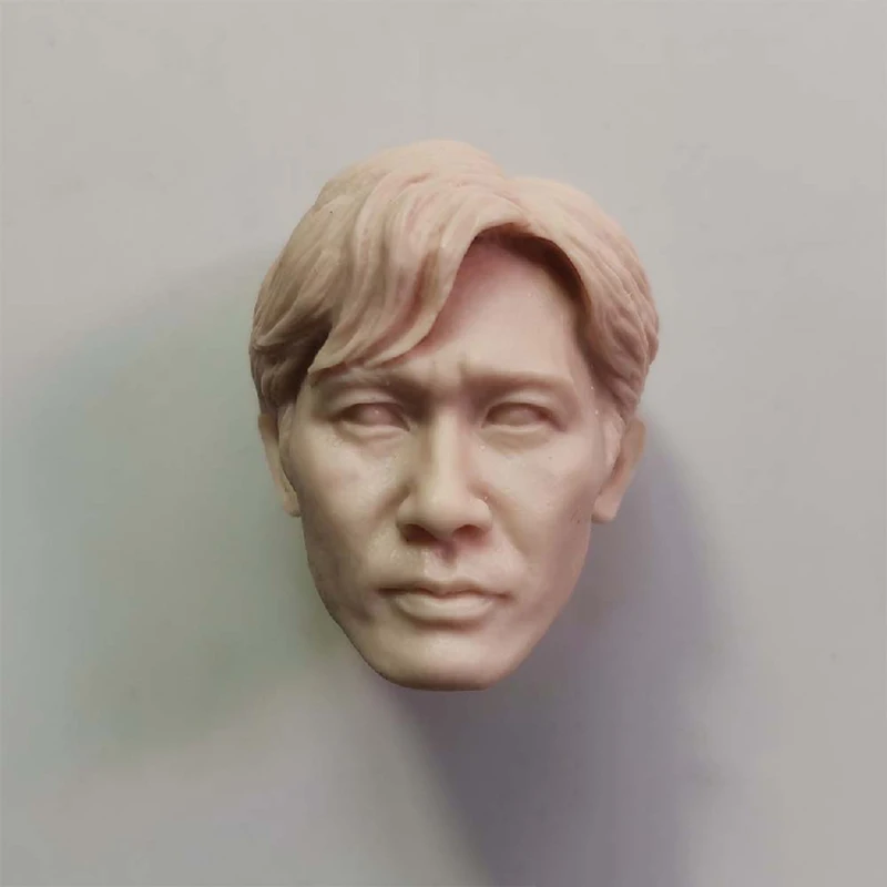 

1/6 Asian Famous Star Tony Leung Chiu Wai Unpainted Head Models Sculpt for 12''Figures Bodies Accessories DIY