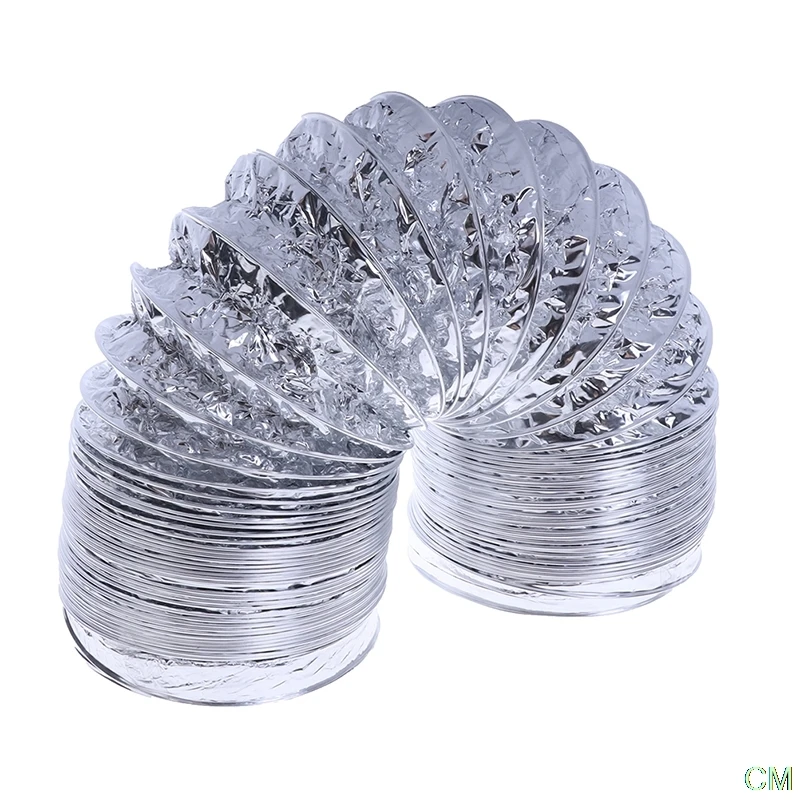 4 дюйма 100 мм вентилятор трубы ПВХ Алюминий трубки воздушный вентиляционный шланг