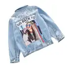 Детская куртка, пальто, джинсовая куртка для девочек, детская одежда на весну и осень, модная верхняя одежда для детей среднего и старшего возраста, 2020