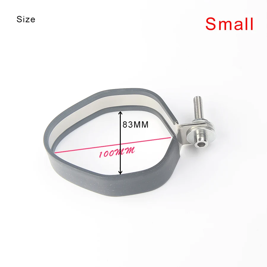 

Выхлопная труба для мотоцикла, зажим из углеродного волокна, фиксированный держатель Ecape Moto Scooter для SC Project AKrapovic Vintage, полная выхлопная труба MIVV