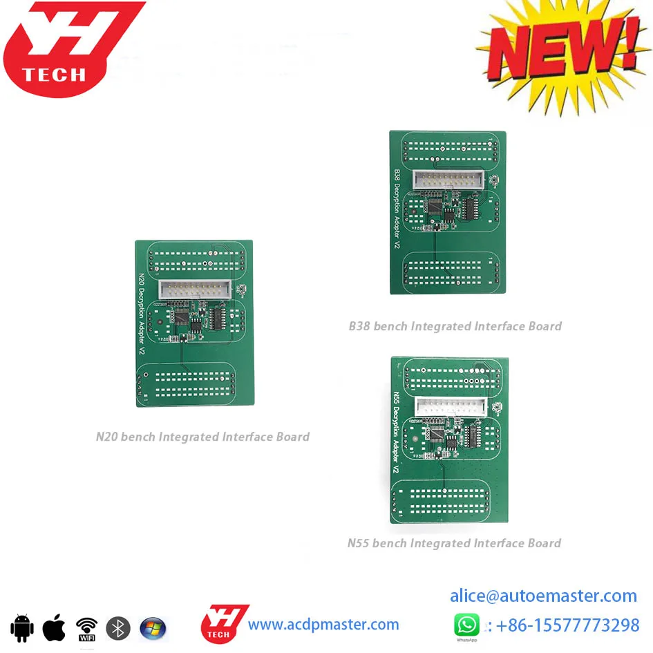 Без пайки без риска! Адаптеры Yanhua mini ACDP для DME N20/13/63 N55 и B38|Программаторы с