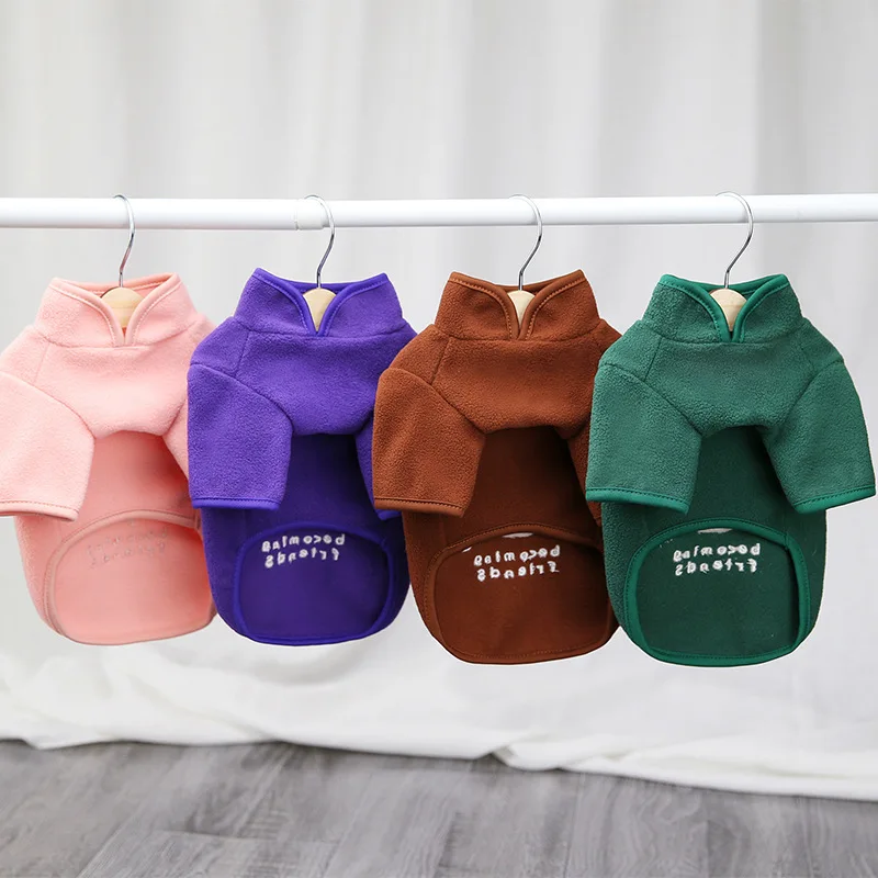 

2021 Winter Dog Clothes Flannel Soft Puppy Pets Dogs Clothing For Small Medium Dogs Costume Chihuahua Pet Clothes Ropa Perro Pug