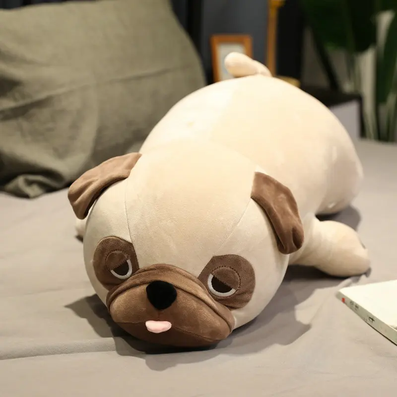 Гигантская мягкая плюшевая игрушка-животное мягкий бульдог набивная аниме