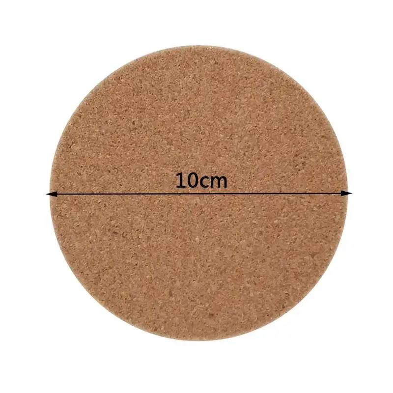 

1 Pcs wooden Plain Round Cork Coasters Coffee Drink Mat Accessories Cup Placemats Cup Tea Pads Table Kitchen Wine Mat V1X6