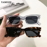 yameize women rectangle vintage sunglasses brand designer retro points sun glasses female lady eyeglass cat eye driver goggles