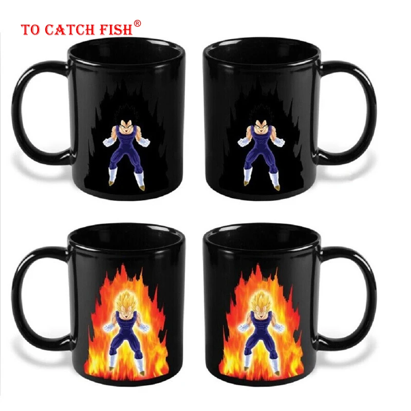 

Creative Magic Mugs, Changing Coffee Mug Heat-sensitive Reactive Ceramic Cup,400ml cup coffee office Drinkware gift