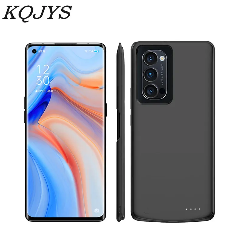 Внешний аккумулятор 6800 мАч чехол для зарядки аккумулятора OPPO Reno 4 внешнее