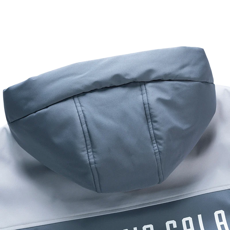 JUNGLE ZONE New Winter Warm Fashion Casual Coat Men Jacket Warm Windproof Hood Men Parkas High Quality Coat 8335