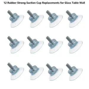 12 шт. резиновая сильная присоска Замена для стеклянной настольной стены с винтом M6 не вредит царапинам стекла HG12571