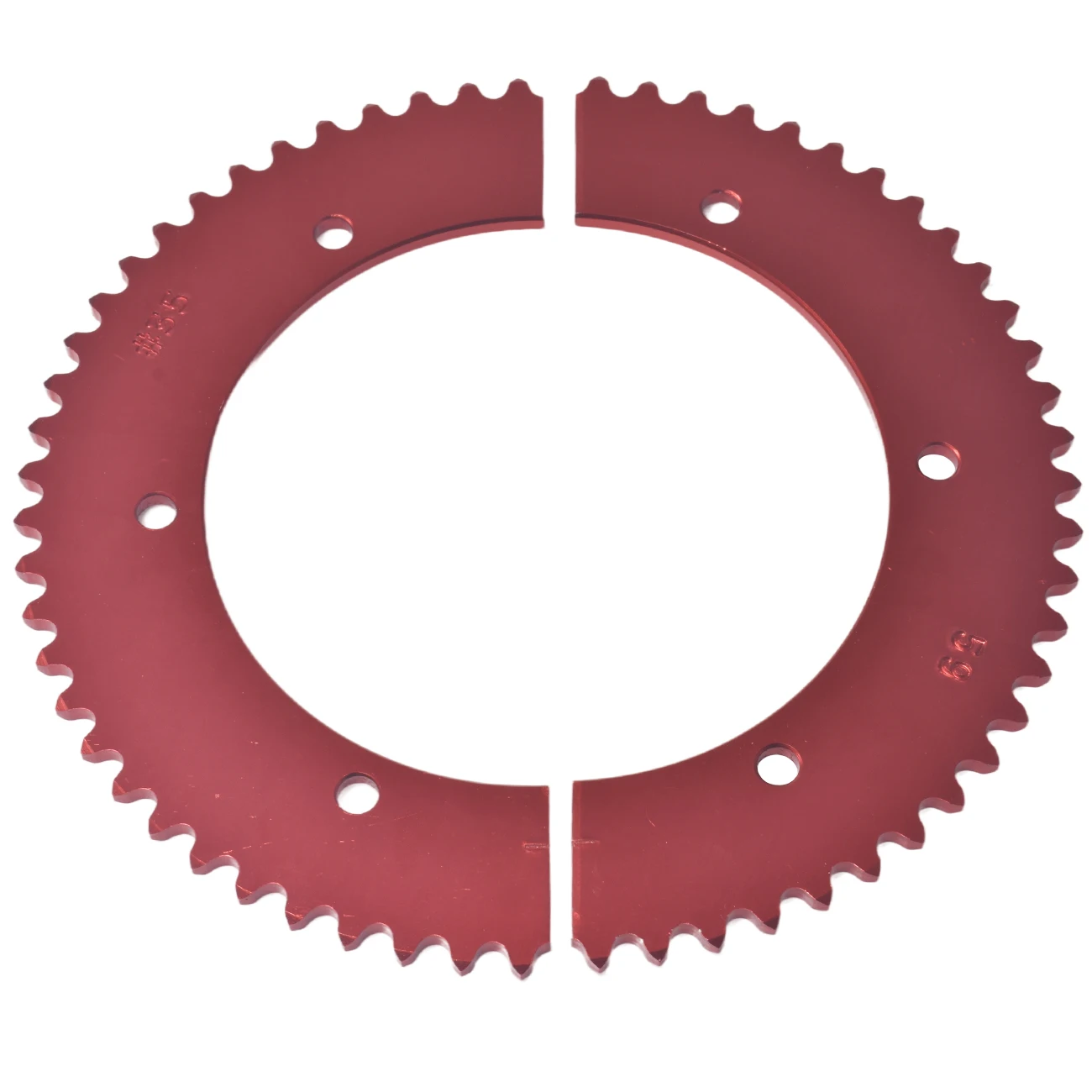 

Split Aluminum Sprockets For #35 Chain 59T Multiple Sizes