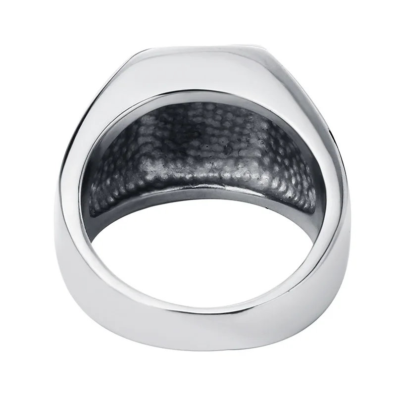 Мужское кольцо с крестом Valily классическое Винтажное из нержавеющей стали