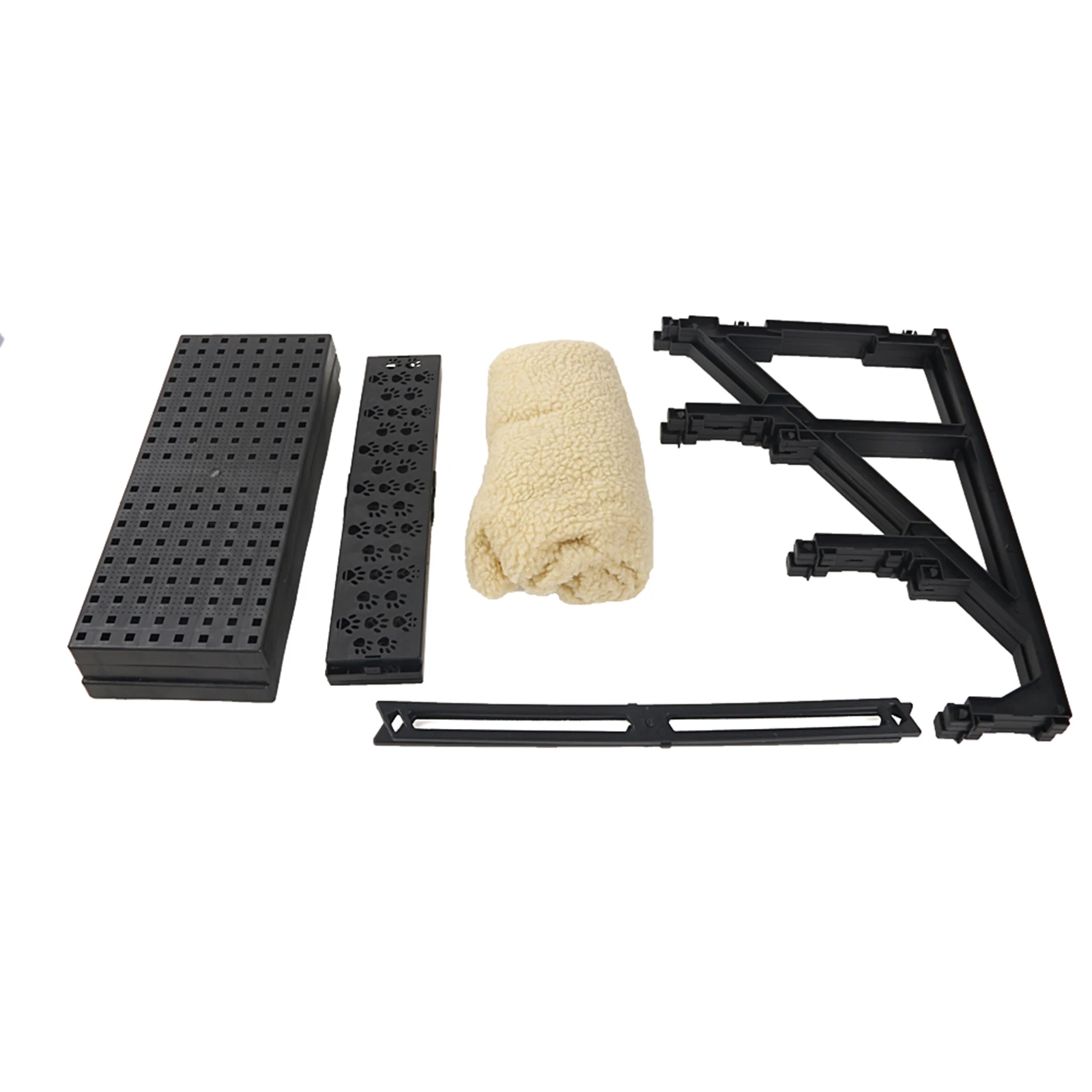 

Cat Furniture Pet Product Cat Supplies Soft Portable Cat Dog 3 Steps Ramp Small Climb Pet Step Stairs Beige