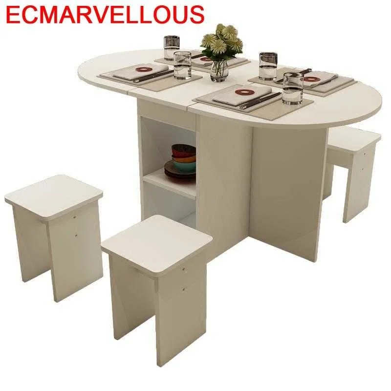 

Dinning Kitchen Yemek Masasi Piknik Masa Sandalye Set Sala Shabby Chic Wood Folding De Jantar Bureau Mesa Comedor Dining Table