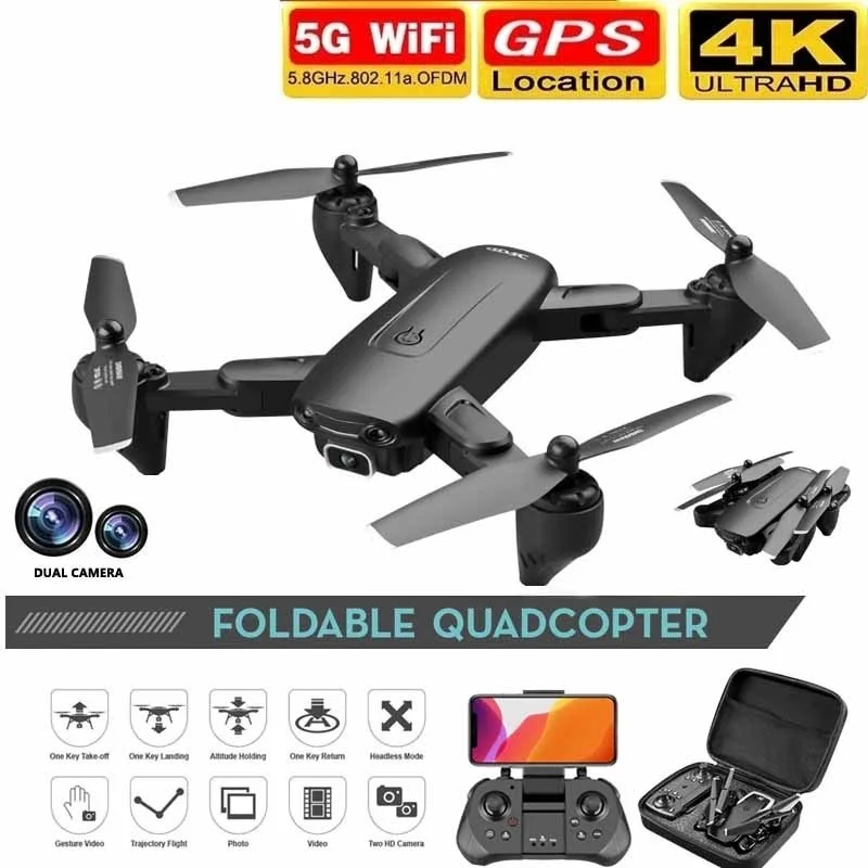 

SGRC F6 GPS Drone With Camera 5G RC Quadcopter Drones HD 4K WIFI FPV Foldable Off-Point Flying Photos Video Dron Helicopter Toy