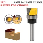 Концевая фреза с хвостовиком 1 шт., врезная петля 8 мм, 6 мм, 14 дюйма, диаметр 19 мм, ширина 58 мм, H-Tenon, резак для деревообрабатывающих инструментов