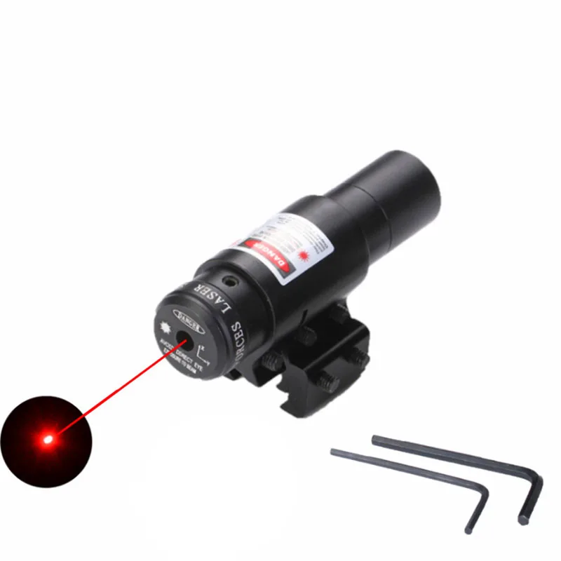 Тактический мини красный точечный лазерный прицел Вивер Пикатинни Крепление