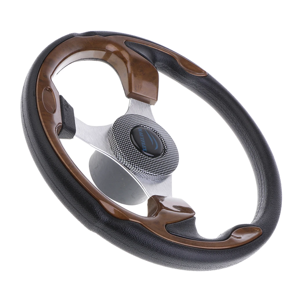 Рулевое колесо для лодки 320 мм 2 шт. ненаправленное 3 Спицы конический вал 3/4 дюйма