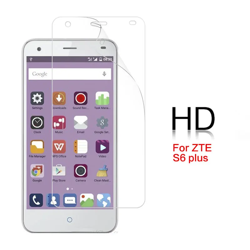 Прозрачная глянцевая пленка HD для ZTE Q801U Q802D Q802T Q805T QY2 QY3 S6 S7 Small Fresh 5 Star 1 2 S2005 S2002 Lux Plus
