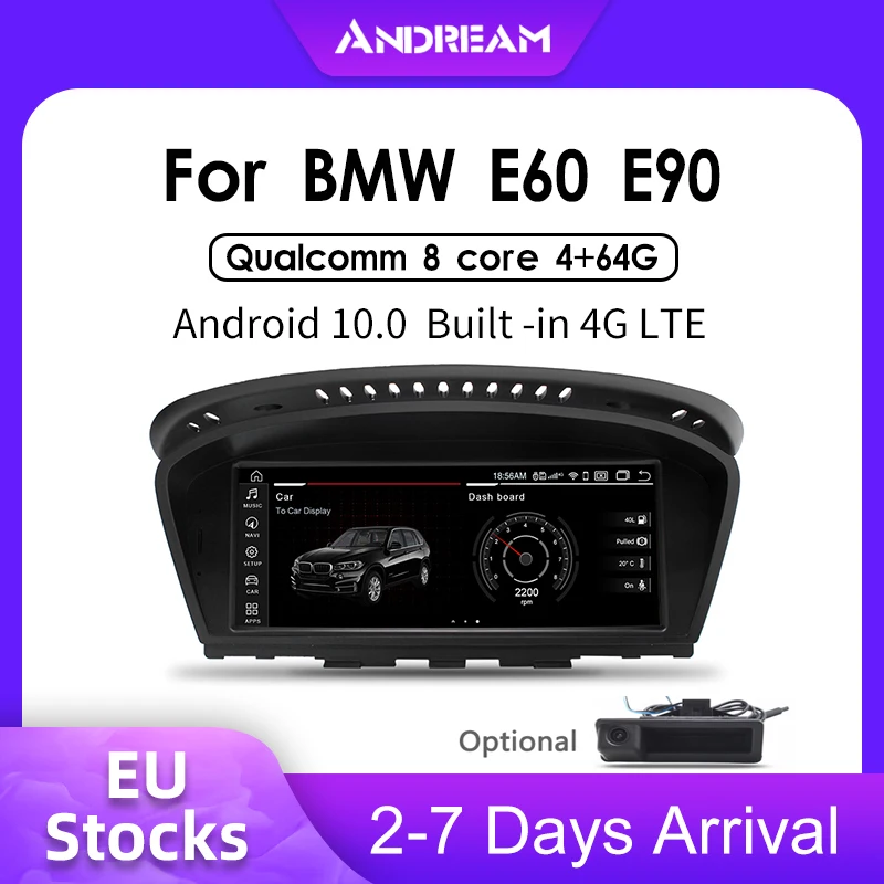 8 &quotAndroid 10 0 core 4 + 64G IPS экран Автомобильный мультимедийный для BMW Series5 3 E90 E91 E92 E60 E61 E62