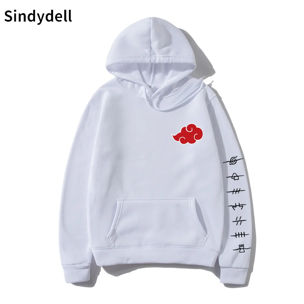 

2021 Sindydell New Japanese anime printed men's and women's hooded sweatshirt pullover street fashion clothes Casual Sweatshirts