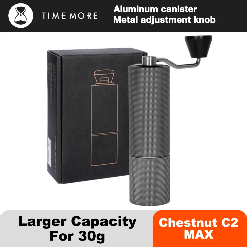 TIMEMORE Chestnut C2 MAX ручная кофемолка портативная Высококачественная мельница с