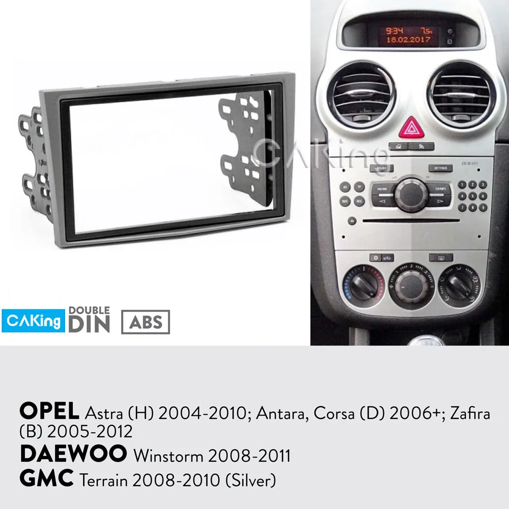 Панель радиоприемника Fascia Для OPEL Astra (H) 2004-2010 Antara Corsa (D) 2006-2015 Zafira (B) 2005-2012